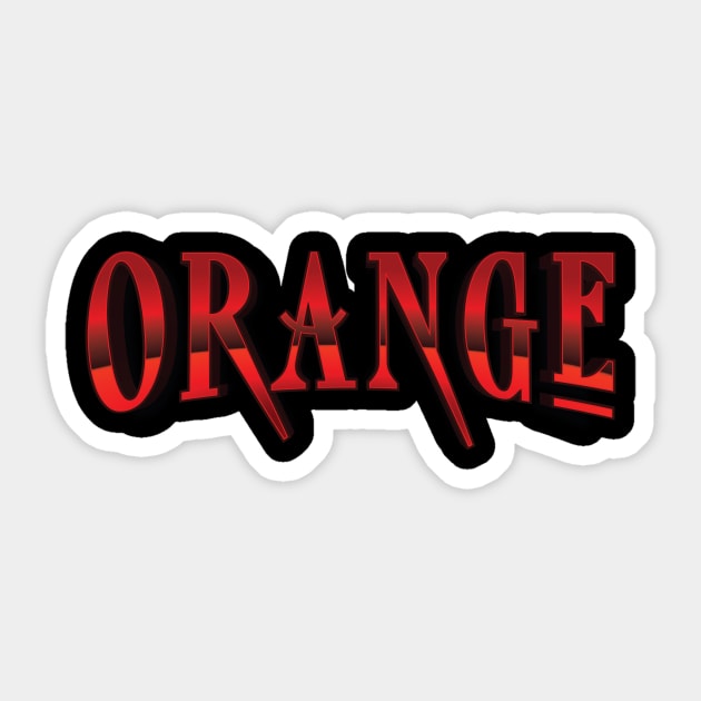 Orange City Sticker by RajaKaya